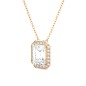 COLLANA ORO ROSA DIAMANTI COLTIVATI DONNA AMA COLLANA ORO ROSA DIAMANTI COLTIVATI DONNA AMA