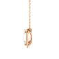COLLANA ORO ROSA DIAMANTI COLTIVATI DONNA AMA COLLANA ORO ROSA DIAMANTI COLTIVATI DONNA AMA