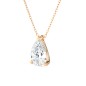 COLLANA ORO ROSA DIAMANTE COLTIVATO DONNA AMA COLLANA ORO ROSA DIAMANTE COLTIVATO DONNA AMA
