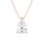 COLLANA ORO ROSA DIAMANTE COLTIVATO DONNA AMA COLLANA ORO ROSA DIAMANTE COLTIVATO DONNA AMA