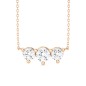 COLLANA ORO ROSA DIAMANTI COLTIVATI DONNA AMA COLLANA ORO ROSA DIAMANTI COLTIVATI DONNA AMA