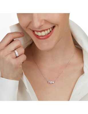 COLLANA ORO ROSA DIAMANTI COLTIVATI DONNA AMA  AMA-GI-1033-16 AMA