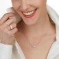 COLLANA ORO ROSA DIAMANTI COLTIVATI DONNA AMA COLLANA ORO ROSA DIAMANTI COLTIVATI DONNA AMA
