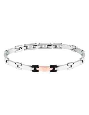 BRACCIALE ACCIAIO NERO ROSE GOLD MOTOWN UOMO MORELLATO  SALS102 MORELLATO