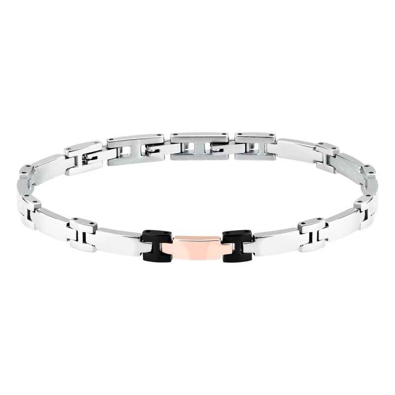 BRACCIALE ACCIAIO NERO ROSE GOLD MOTOWN UOMO MORELLATO BRACCIALE ACCIAIO NERO ROSE GOLD MOTOWN UOMO MORELLATO