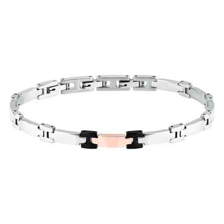 BRACCIALE ACCIAIO NERO ROSE GOLD MOTOWN UOMO MORELLATO  SALS102 MORELLATO