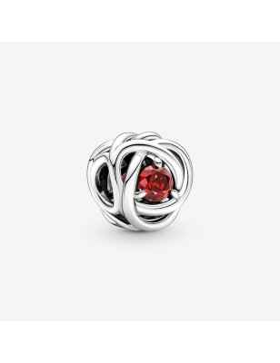 CHARM CERCHIO ETERNO ROSSO FUOCO LUGLIO PANDORA 790065C01 PANDORA