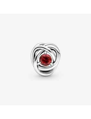 CHARM CERCHIO ETERNO ROSSO FUOCO LUGLIO PANDORA 790065C01 PANDORA