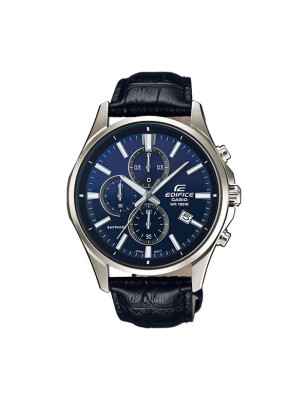 OROLOGIO ACCIAIO E PELLE UOMO CASIO EDIFICE EFB-530L-2AVUER CASIO