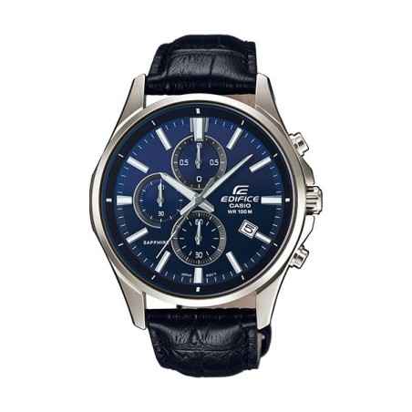 OROLOGIO ACCIAIO E PELLE UOMO CASIO EDIFICE EFB-530L-2AVUER CASIO