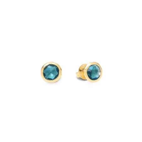 ORECCHINI LOOP AZZURRO DONNA GIOVANNI RASPINI  12131 GIOVANNI RASPINI