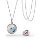 COLLANA ARGENTO DUE PIETRE COLORATE SUONAMORE DONNA LE BEBE' COLLANA ARGENTO DUE PIETRE COLORATE SUONAMORE DONNA LE BEBE'