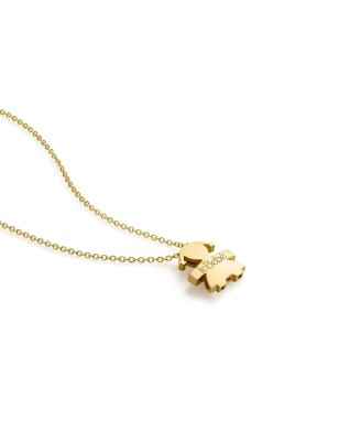 COLLANA CIONDOLO BIMBA ORO GIALLO I TESORINI BIG DONNA LE BEBE'  LBB901 LE BEBE'