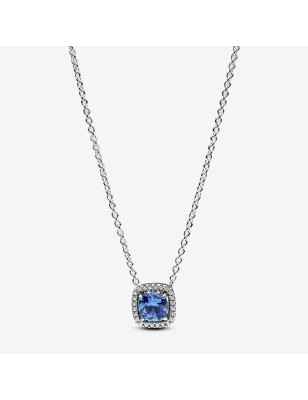 COLLANA PUNTO LUCE QUADRATO BLU DONNA PANDORA TIMELESS 393560C01-45 PANDORA