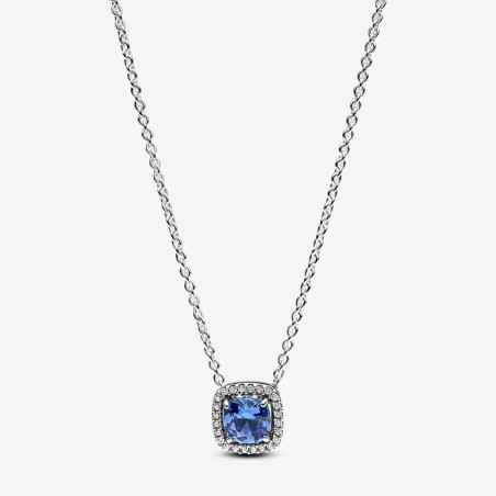 COLLANA PUNTO LUCE QUADRATO BLU DONNA PANDORA TIMELESS 393560C01-45 PANDORA
