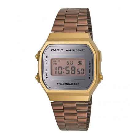 OROLOGIO SPECCHIATO IN RESINA UOMO-DONNA CASIO COLLECTION A168WECM-5EF CASIO