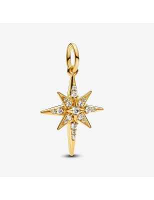 CHARM PENDENTE STELLA POLARE DORATO DONNA PANDORA  763608C01 PANDORA
