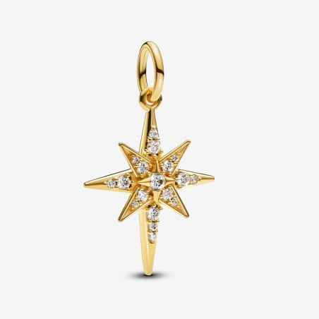 CHARM PENDENTE STELLA POLARE DORATO DONNA PANDORA  763608C01 PANDORA