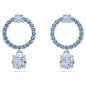 ORECCHINI PENDENTI ATTRACT ROUND BLU DONNA SWAROVSKI ORECCHINI PENDENTI ATTRACT ROUND BLU DONNA SWAROVSKI