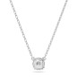 COLLANA PENDENTE TAGLIO ROUND BIANCO PLACCATO RODIO DONNA SWAROVSKI STILLA COLLANA PENDENTE TAGLIO ROUND BIANCO PLACCATO RODIO DONNA SWAROVSKI STILLA