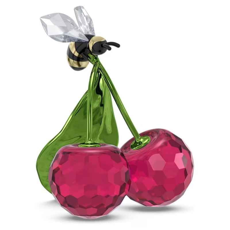 DECORAZIONE IDYLLIA APE E CILIEGIA DONNA SWAROVSKI DECORAZIONE IDYLLIA APE E CILIEGIA DONNA SWAROVSKI