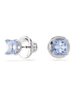 ORECCHINI A LOBO MATRIX TAGLIO SQUADRATO BLU DONNA SWAROVSKI 
