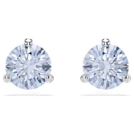 ORECCHINI A LOBO SOLITAIRE ROUND BLU DONNA SWAROVSKI  5725002 SWAROVSKI