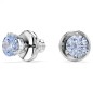 ORECCHINI A LOBO SOLITAIRE ROUND BLU DONNA SWAROVSKI ORECCHINI A LOBO SOLITAIRE ROUND BLU DONNA SWAROVSKI
