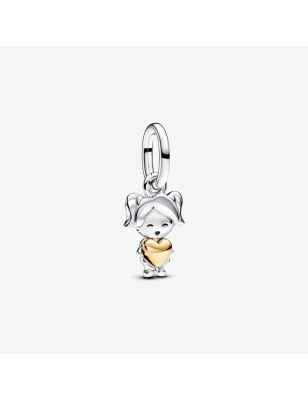 CHARM PENDENTE BIMBA FELICE DONNA PANDORA MOMENTS 763601C00 PANDORA