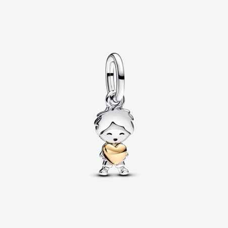 CHARM PENDENTE BIMBO FELICE DONNA PANDORA MOMENTS 763602C00 PANDORA