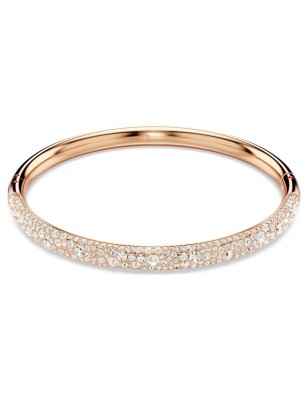 BRACCIALE RIGIDO METEORA PAVE' PLACCATO ORO ROSA SWAROVSKI 5688611 SWAROVSKI