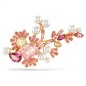 SPILLA GEMA CRYSTAL PEARL FIORE ROSA DONNA SWAROVSKI SPILLA GEMA CRYSTAL PEARL FIORE ROSA DONNA SWAROVSKI