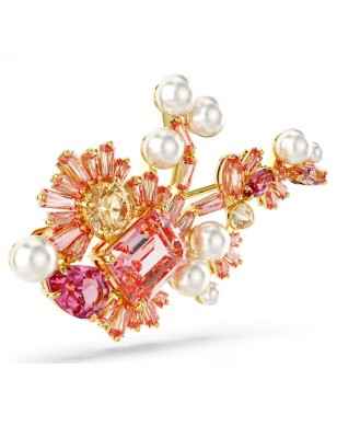 SPILLA GEMA CRYSTAL PEARL FIORE ROSA DONNA SWAROVSKI  5688478 SWAROVSKI