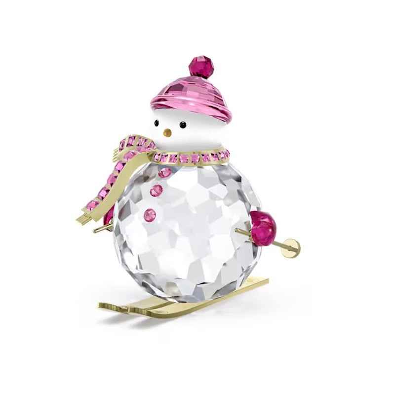 PUPAZZO DI NEVE ROSA SWAROVSKI PUPAZZO DI NEVE ROSA SWAROVSKI