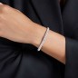 BRACCIALE RIGIDO SUBLIMA PAVE' A NEVE MIS.L SWAROVSKI BRACCIALE RIGIDO SUBLIMA PAVE' A NEVE MIS.L SWAROVSKI