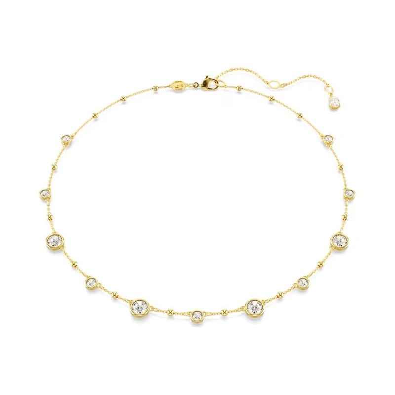 COLLANA IMBER TAGLIO ROUND DORATO SWAROVSKI COLLANA IMBER TAGLIO ROUND DORATO SWAROVSKI