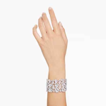 BRACCIALE WIDE MESMERA BIANCO DONNA SWAROVSKI 
