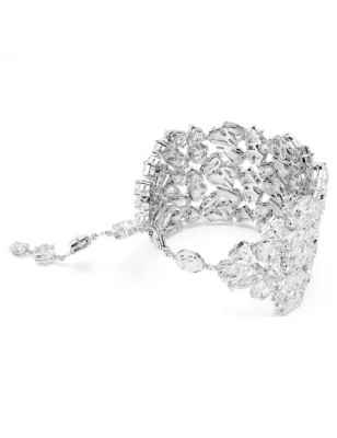 BRACCIALE WIDE MESMERA BIANCO DONNA SWAROVSKI  5676532 SWAROVSKI
