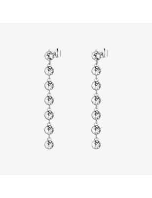 ORECCHINI PENDENTI CON CRISTALLI BIANCHI DONNA BROSWAY BYM145 BROSWAY