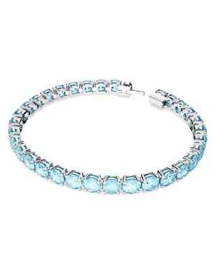 BRACCIALE TENNIS BLU S MATRIX DONNA SWAROVSKI 