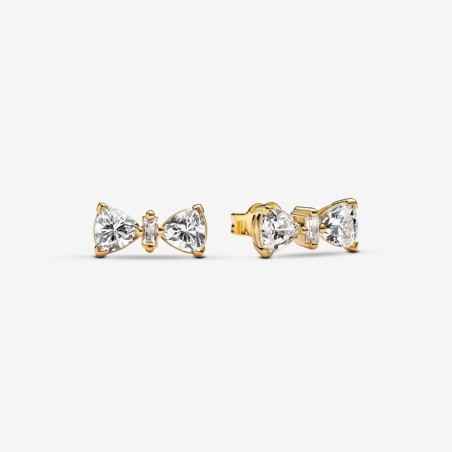 ORECCHINI FIOCCO LUMINOSO PICCOLO DONNA PANDORA  263507C01 PANDORA