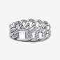 ANELLO CATENA MAGLIA CUBANA PAVE' MIS.60 DONNA PANDORA ANELLO CATENA MAGLIA CUBANA PAVE' MIS.60 DONNA PANDORA