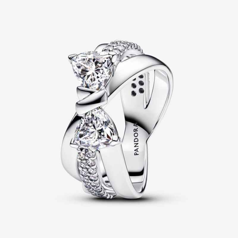 ANELLO FASCIA INTRECCIATA FIOCCO LUMINOSO MIS.54 PANDORA TIMELESS ANELLO FASCIA INTRECCIATA FIOCCO LUMINOSO MIS.54 PANDORA TIMELESS