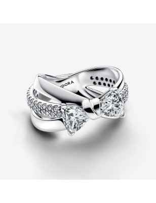 ANELLO FASCIA INTRECCIATA FIOCCO LUMINOSO MIS.54 PANDORA TIMELESS 193553C01-54 PANDORA