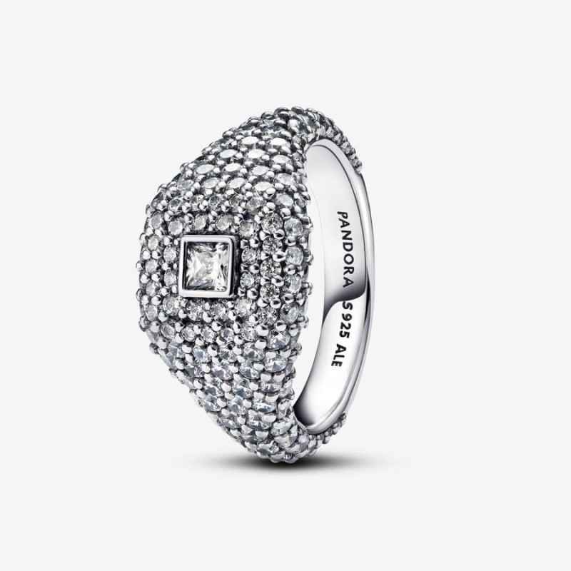 ANELLO COCKTAIL CON PAVE' MIS.50 PANDORA TIMELESS ANELLO COCKTAIL CON PAVE' MIS.50 PANDORA TIMELESS