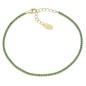 BRACCIALE TENNISMANIA DORATO ZIRCONI VERDI DONNA AMEN BRACCIALE TENNISMANIA DORATO ZIRCONI VERDI DONNA AMEN