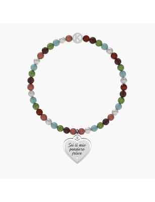 BRACCIALE CUORE PENSIERO FELICE DONNA KIDULT  732265 KIDULT