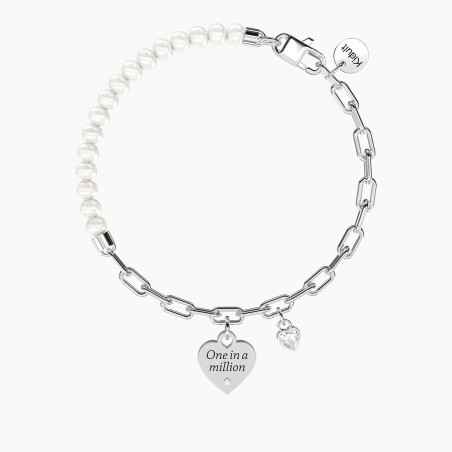 BRACCIALE ONE IN A MILLION PERLE E ZIRCONE DONNA KIDULT  732271 KIDULT