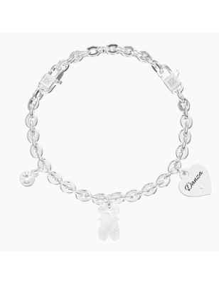 BRACCIALE CIONDOLO SCARPETTE BALLERINA SENSUALITÀ DONNA KIDULT  732284 KIDULT