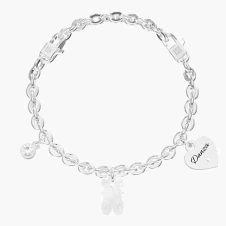 BRACCIALE CIONDOLO SCARPETTE BALLERINA SENSUALITÀ DONNA KIDULT  732284 KIDULT
